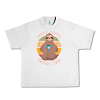 Lunar Rock inhale coffee exhale love sloth namaste yoga lover Urban Heavy Tee - linhVisuals