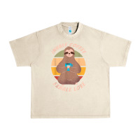 Sandshell inhale coffee exhale love sloth namaste yoga lover Urban Heavy Tee - linhVisuals