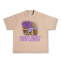 Burro Farmers Market Fresh Lavender Urban Heavy Tee - linhVisuals