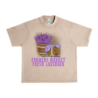 French Oak Farmers Market Fresh Lavender Urban Heavy Tee - linhVisuals