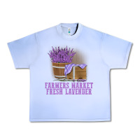 Grape Ice Farmers Market Fresh Lavender Urban Heavy Tee - linhVisuals