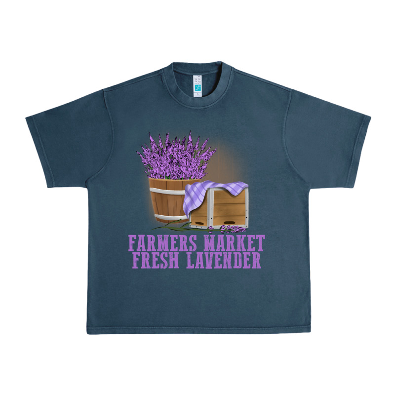 Farmers Market Fresh Lavender Urban Heavy Tee by linhVisuals | Teevron