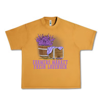 Peanut Butter Farmers Market Fresh Lavender Urban Heavy Tee - linhVisuals
