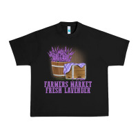 Black Farmers Market Fresh Lavender Urban Heavy Tee - linhVisuals