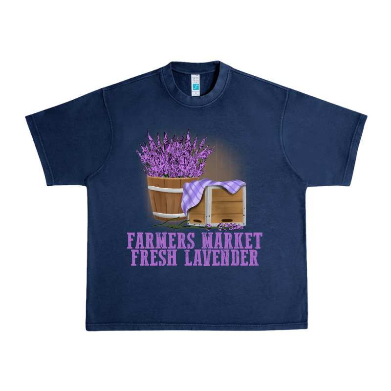 Farmers Market Fresh Lavender Urban Heavy Tee by linhVisuals | Teevron