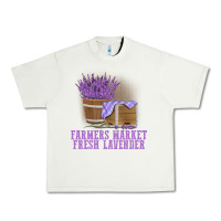 Pistachio Farmers Market Fresh Lavender Urban Heavy Tee - linhVisuals