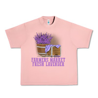 Salmon Farmers Market Fresh Lavender Urban Heavy Tee - linhVisuals