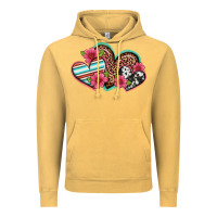 Vintage Mustard easter spring western hearts Vintage Hoodie - Artiststas