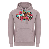 Vintage Zinc easter spring western hearts Vintage Hoodie - Artiststas