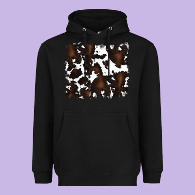 Cowhide Heavyweight Hoodie Designed By Ranaportraitstore