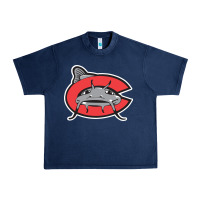 Navy carolina mudcats Urban Heavy Tee - linhVisuals