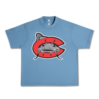 Pebble Blue carolina mudcats Urban Heavy Tee - linhVisuals