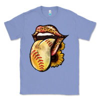 Colony Blue Softball Tongue Classic Tee - Jasminsmagicworld