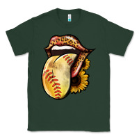 Sports Green Softball Tongue Classic Tee - Jasminsmagicworld