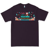 Plum coffe gives me teacher powers libbey glass Premium Tee - BundleAndBundleShop