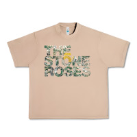 Burro THE STONE ROSES GREEN Urban Heavy Tee - linhVisuals