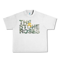 Lunar Rock THE STONE ROSES GREEN Urban Heavy Tee - linhVisuals