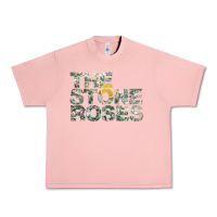 Salmon THE STONE ROSES GREEN Urban Heavy Tee - linhVisuals