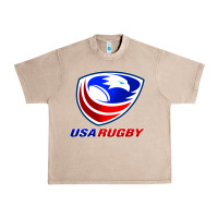 French Oak usa rugby Urban Heavy Tee - linhVisuals