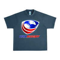 Midnight Navy usa rugby Urban Heavy Tee - linhVisuals