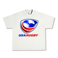 Pistachio usa rugby Urban Heavy Tee - linhVisuals