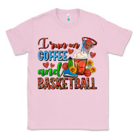 Bubblegum Pink I Run On Coffee And Basketball Frappe Classic Tee - FaDigitalArtStudio