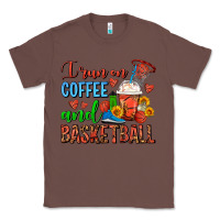 Chestnut I Run On Coffee And Basketball Frappe Classic Tee - FaDigitalArtStudio