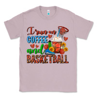 Lilac I Run On Coffee And Basketball Frappe Classic Tee - FaDigitalArtStudio