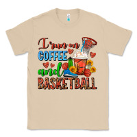 Mushroom I Run On Coffee And Basketball Frappe Classic Tee - FaDigitalArtStudio