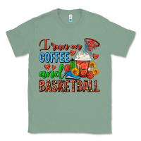 Sage I Run On Coffee And Basketball Frappe Classic Tee - FaDigitalArtStudio