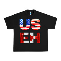 Black america canada Urban Heavy Tee - linhVisuals