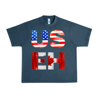 Midnight Navy america canada Urban Heavy Tee - linhVisuals