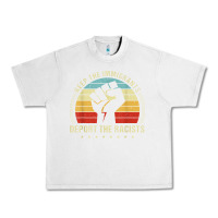 Lunar Rock keep the immigrants deport the racists Urban Heavy Tee - linhVisuals