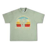 Oil Green keep the immigrants deport the racists Urban Heavy Tee - linhVisuals