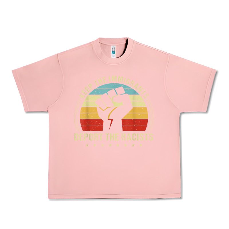 Keep The Immigrants Deport The Racists Urban Heavy Tee by linhVisuals | Teevron