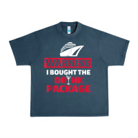 Midnight Navy cruise drinking package t shirt Urban Heavy Tee - linhVisuals