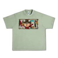 Oil Green noel snowman christmas Urban Heavy Tee - CowhideDigitalArt