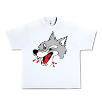 White sudbury wolves Urban Heavy Tee - linhVisuals