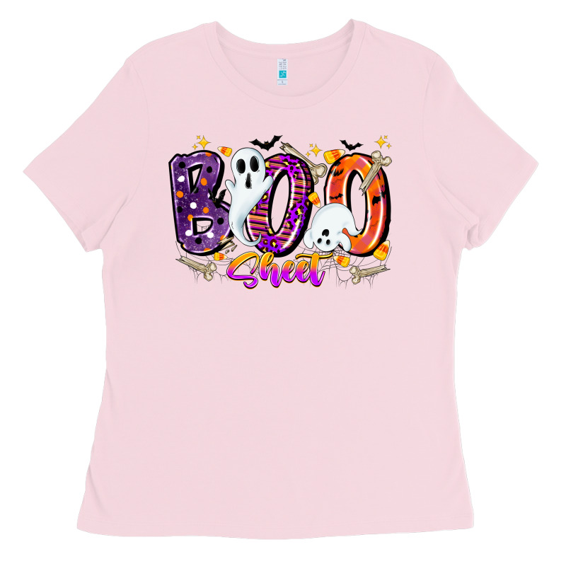 Boo Sheet Ladies Tee by CowhideDigitalArt | Teevron
