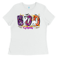 White boo sheet Ladies Tee - CowhideDigitalArt