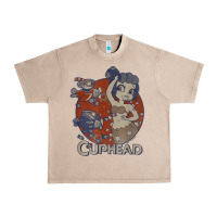 French Oak cuphead cala maria airplane attack t shirt Urban Heavy Tee - linhVisuals