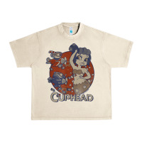 Sandshell cuphead cala maria airplane attack t shirt Urban Heavy Tee - linhVisuals