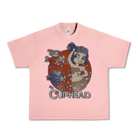 Salmon cuphead cala maria airplane attack t shirt Urban Heavy Tee - linhVisuals