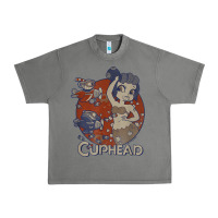 Tornado cuphead cala maria airplane attack t shirt Urban Heavy Tee - linhVisuals