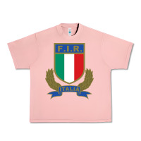 Salmon italian rugby federation Urban Heavy Tee - linhVisuals