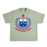 Oil Green samoa rugby Urban Heavy Tee - linhVisuals