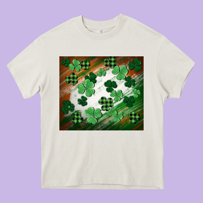 St. Patricks Day Heavy Core Tee Designed By Fadigitalartstudio