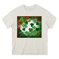 Cream St. patricks day Heavy Core Tee - FaDigitalArtStudio