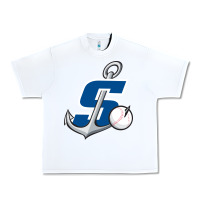 White stockton ports baseball Urban Heavy Tee - linhVisuals