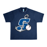 Navy stockton ports baseball Urban Heavy Tee - linhVisuals